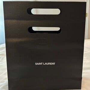 Authentic Saint Laurent Black Tote Gift Bag